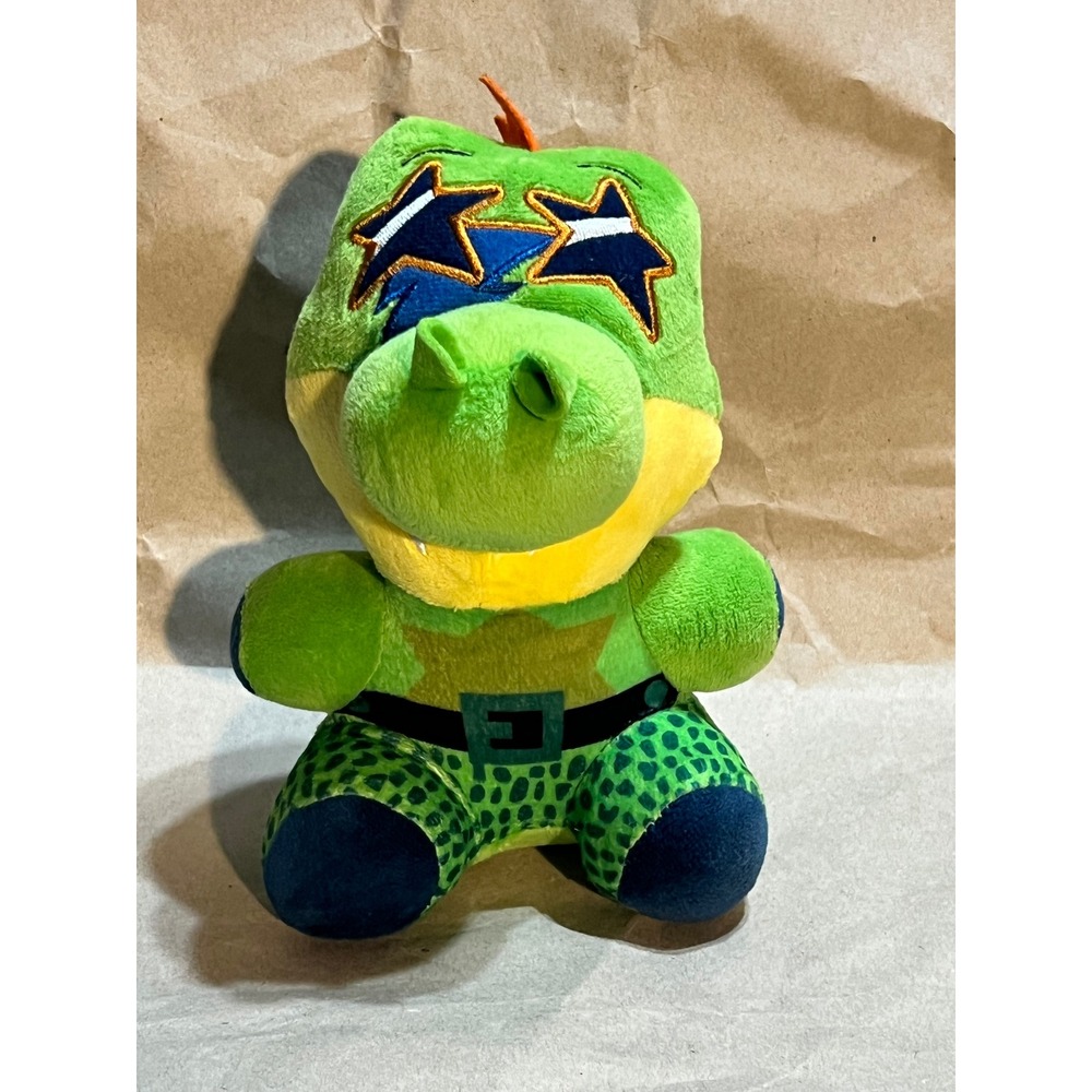 Five Nights at Freddys 7in Montgomery Gator Plush Green Glamrock FNAF Toy